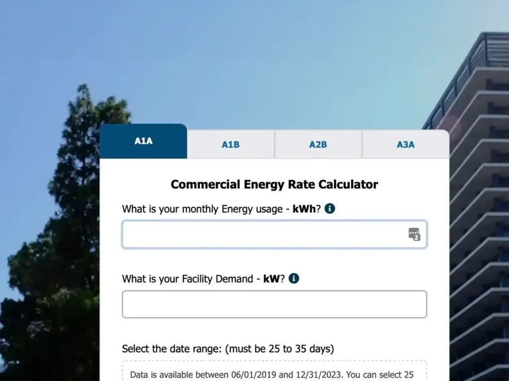condo commercial energy rate